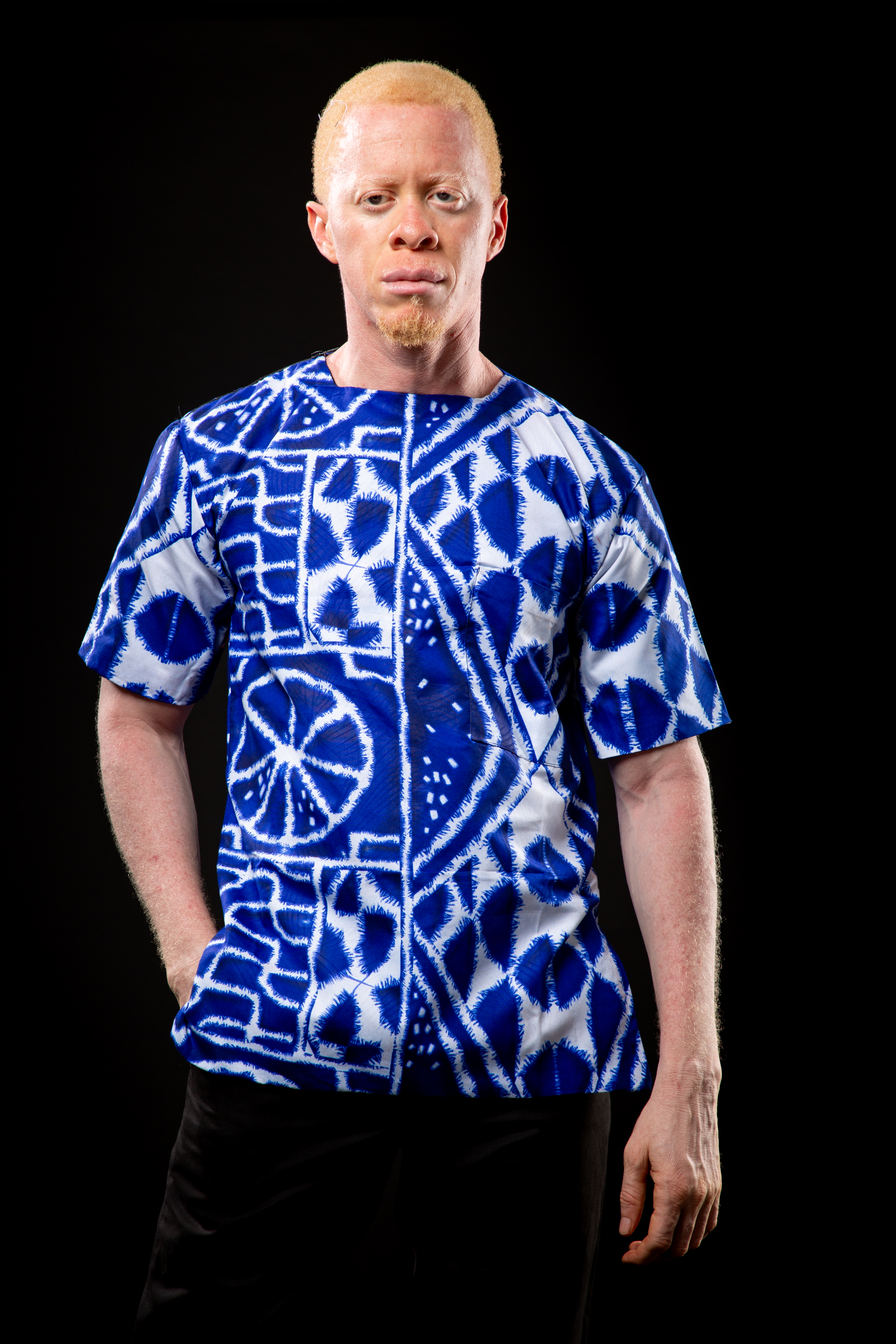 Image 1 of Blue ndop shirt (Dikalo)