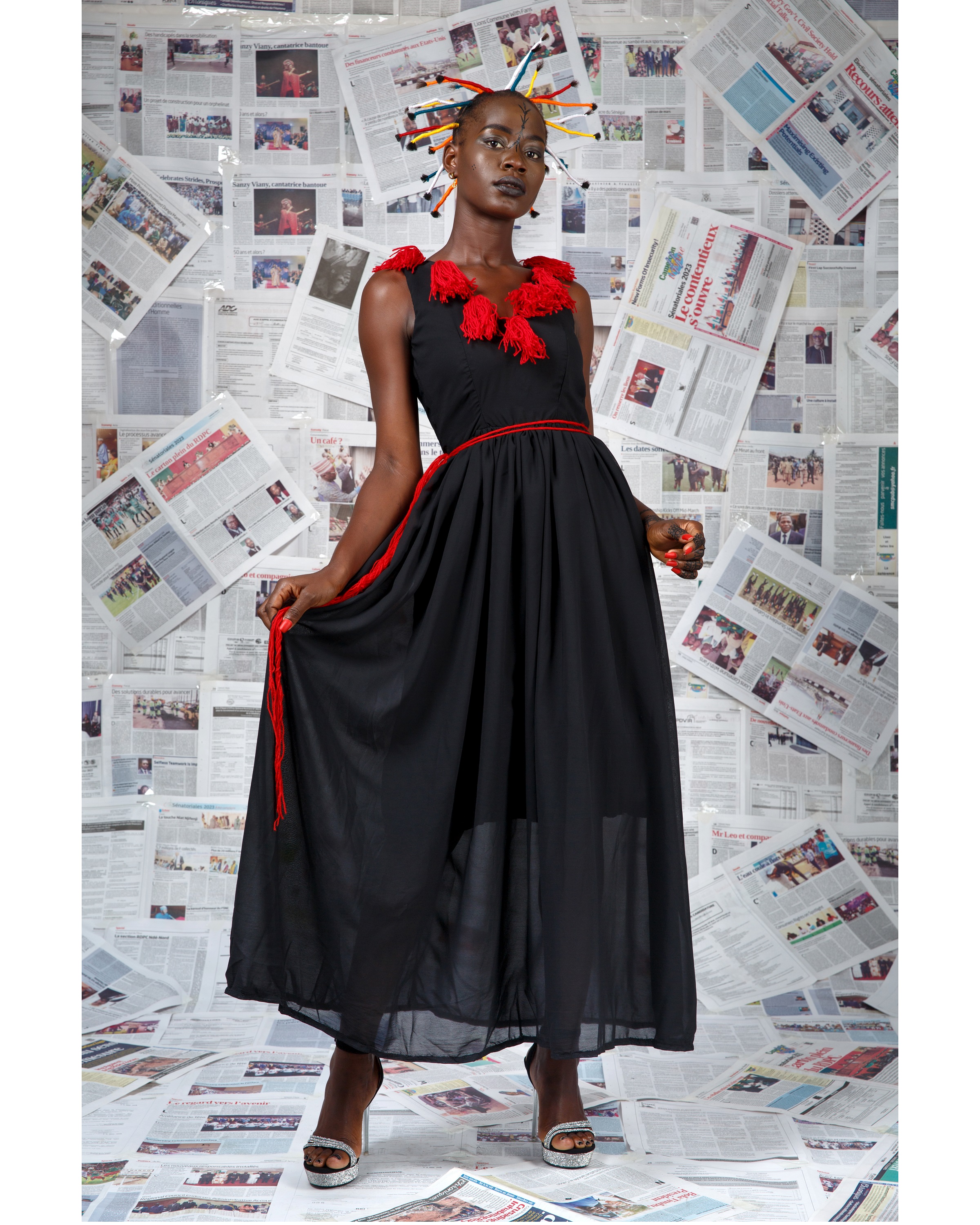 Image 4 of Kwifo black dress (Afritudes)